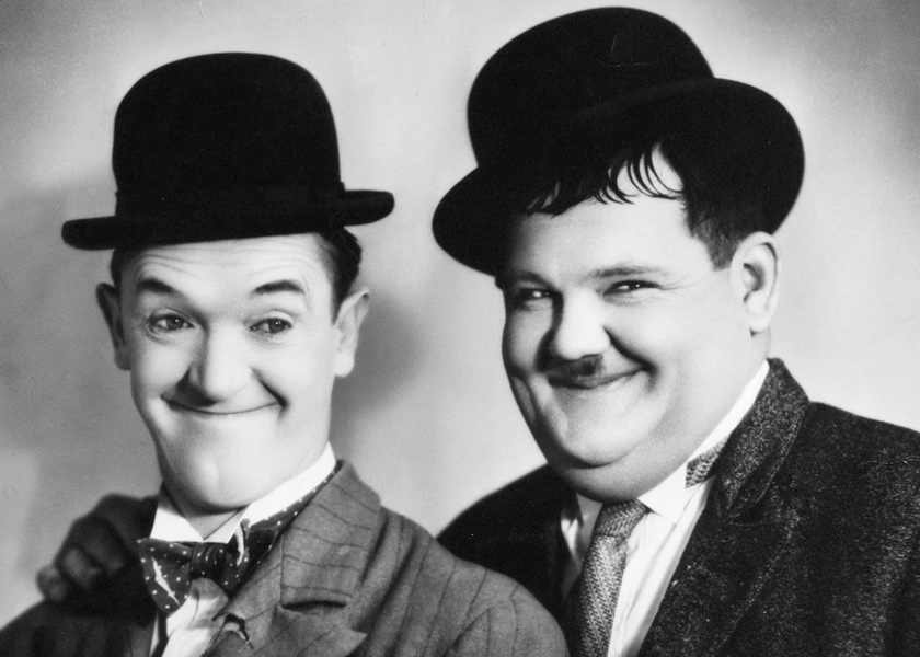 Stan Laurel and Oliver Hardy